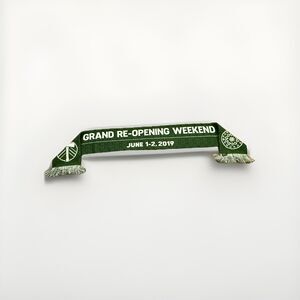 MLS Portland Timbers Scarf Grand ReOpening Weekend 2019 Providence Park 64x7 NWT